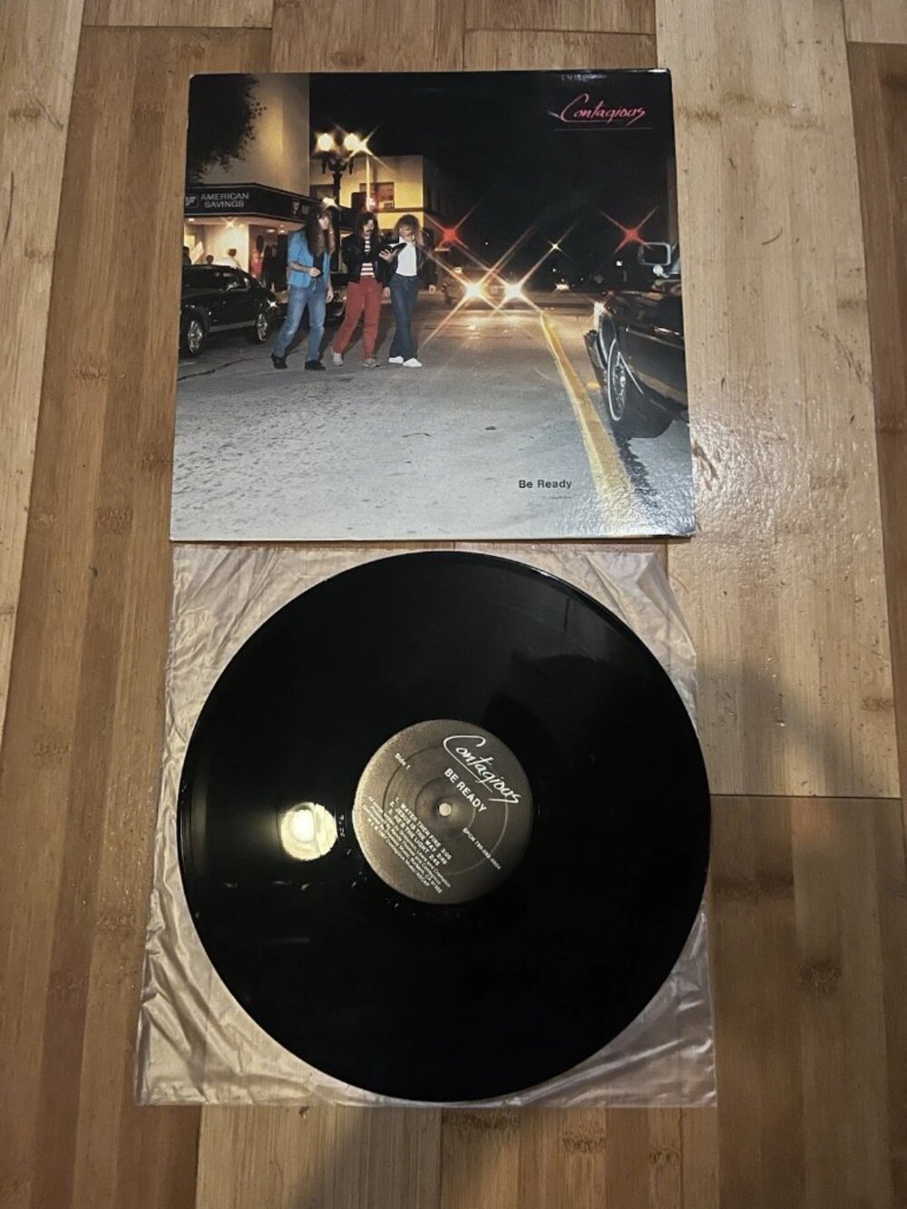 CONTAGIOUS Be Ready LP Private Press 1987 Christian Hard Rock Heavy Metal